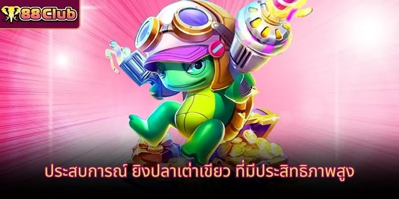 ประสบการณ์ ยิงปลาเต่าเขียว ที่มีประสิทธิภาพสูง